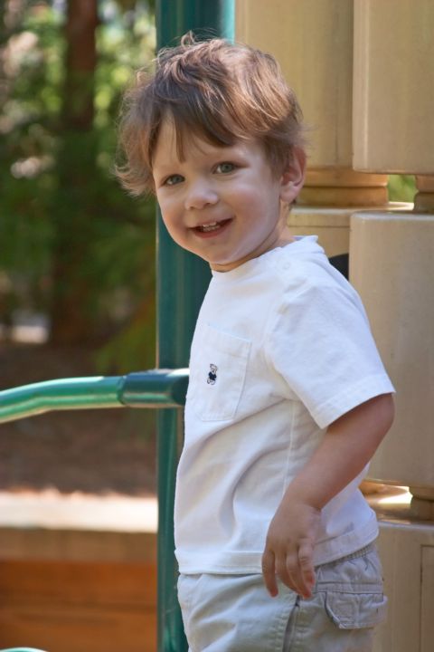 J.D. at the shady park